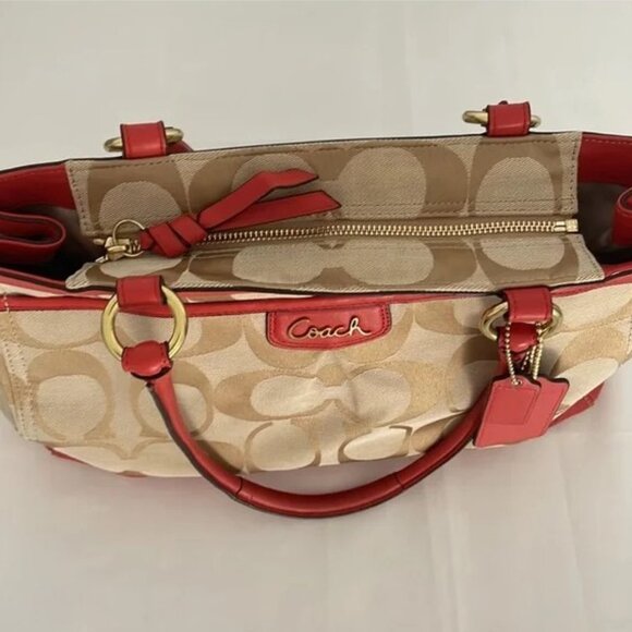 Coach - Signature Carryall Handbag - Picture 8 of 16